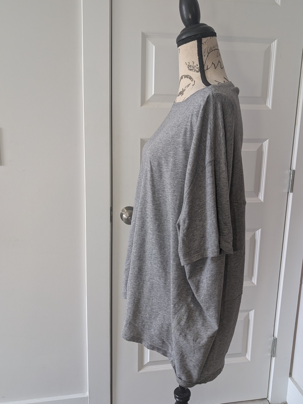 Lululemon Relaxed Gray Boatneck Top - Picture 2 of 7